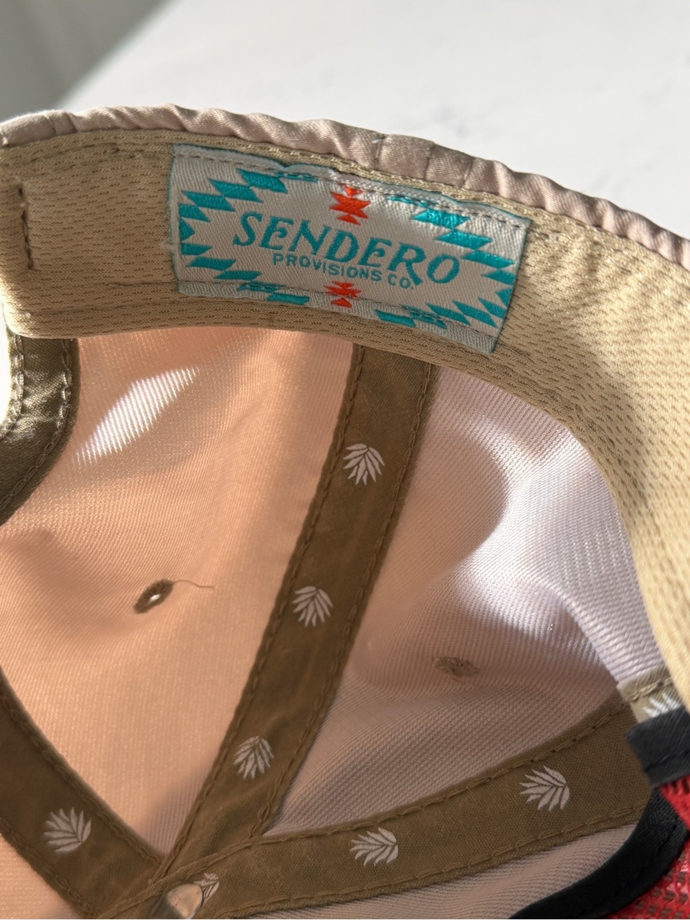 Sendero Provisions Mountain Lion Hat Cream Khaki Snapback Cap - Picture 4 of 6